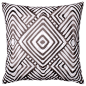 Loloi Inc. 18"x18" Pillow, White / Charcoal contemporary-decorative-pillows
