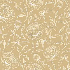 牡丹,动物手,四方连续纹样,华丽的,浪漫,壁纸,植物群,婚礼,绘制,花