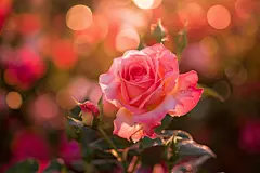绚丽月季花鲜花高清壁纸