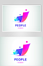 紫色渐变矢量商务LOGO设计素材-众图网