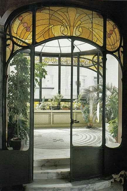 Verrière art nouveau