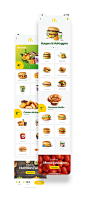 McDonald’s fast delivery app concept : Fast food delivery app concept