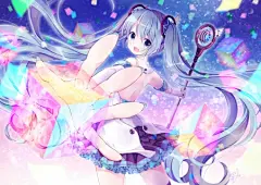 魔神 初音少女5k壁纸