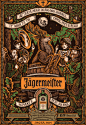 Jägermeister - 56 Parts - Best as One : I've been commissioned by Deutsch Inc. New York to work on the new campaign for Jägermeister USA.Jägermeister is made from 56 different herbs, roots, fruits, stems, blossoms and spices so the idea was to make a post