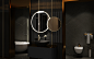 镜子，产品设计，卫浴，浴室柜，轻奢，暗黑家具，高级黑，