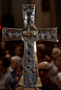 银和宝石圣物十字架，老布雷西亚圣十字大教堂