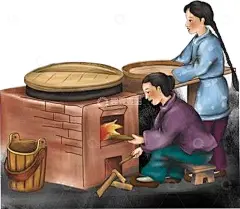 土灶台农村生活场景高清模板免费下载-趣麦麦图