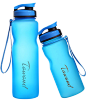 Amazon.com : 1L Large BPA Free Tritan Water Bottle w/Filter, Leakproof Flip Top (Narrow Mouth Wide Mouth 2in1) for Sports Outdoor (Blue, 36oz) : Sports & Outdoors