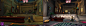 Legion:  Dalaran Update, Ashleigh Warner : I updated all of Dalaran's interiors with new props, lighting, and textures.  I was basically the city's interior decorator.  The original Wrath Dalaran is on the left and the new Legion Dalaran is on the right.