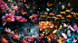 suyunkai_Colorful_butterflies_flutter_among_the_flowers_Black_b_4 (1)