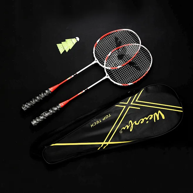 Temu｜Badminton Rackets Set Of 2, Aluminum Including , 2 Badminton ...