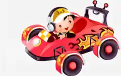 卡丁车小男孩动漫人物