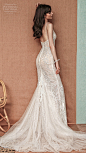 berta spring 2021 privee bridal sleeveless spaghetti strap diamond neck full embellishment glamorous sexy fit and flare wedding dress backless chapel train (9) bv