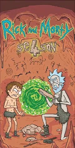 美漫巨头#瑞克和莫蒂 #壁纸 - 小红书