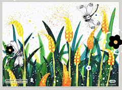 兔突涂兔采集到创意儿童水粉画