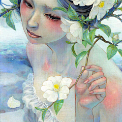 肖姗泓采集到日本插画家 平野実穂(Miho Hirano) 绘画作品