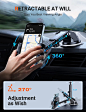 Amazon.com: TORRAS [Ultra-Durable] Cell Phone Holder for Car, Universal Car Phone Holder Mount Dashboard Windshield Vent Compatible with iPhone 14 13 12 11 Pro Max, Samsung Galaxy S20+ Ultra S10 Note Plus : Cell Phones & Accessories