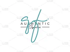 QF签名标志模板向量.