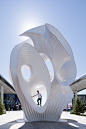 Minima｜Maxima装置设计，哈萨克斯坦 / MARC FORNES – THEVERYMANY : 柔软轻盈，悦动起伏的巨型装置