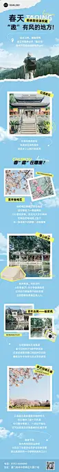 清爽风春游旅游路线宣传微信公众号文章长图