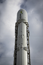 THAICOM 8 : Falcon 9 vertical with THAICOM 8 satellite at Space Launch Complex 40 in Cape Canaveral, FL.