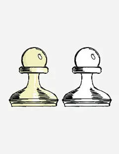 手绘国际象棋免抠素材_新图网 https://ixintu.com 下棋 下棋卡通 国际象棋 手绘 棋子 线条手绘
