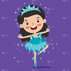 卡通人物表演古典芭蕾