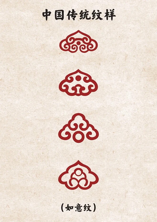 中国传统纹样 #如意纹-花瓣网