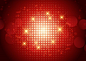 Free Vector _ Halftone design with glowing dots