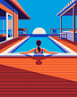 Travel-Inspired Illustrations by Malika Favre – Fubiz Media