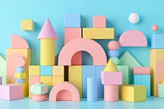 解压积木玩具礼物