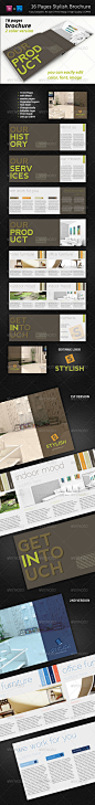 16 Pages Stylish Brochure - GraphicRiver Item for Sale