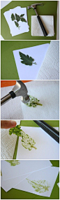 Leaf Hammering Tutorial: 