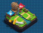 Mario 3D Land - Fan Art, William Santacruz : Scene inspired in the videogame of mario 3D Land / Software MagicaVoxel: https://ephtracy.github.io/