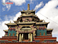 西藏萨迦寺摄影图片素材