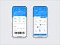 Flight Ticket ux ui travel plane ticket simple plane flight destination booking