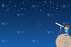儿童天文观察用壁纸