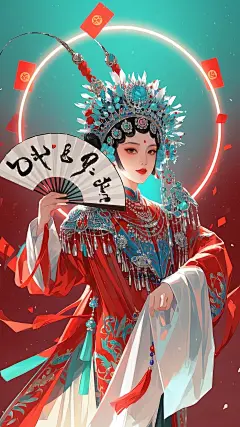 国风粤剧人物