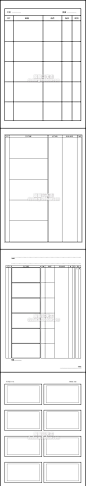 445 空白分镜纸 空白模板构思设计动画故事版电子图片素材 可打印-淘宝网