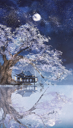 墨香温存 时光静好-花瓣网|陪你做生活的设计师 | 【古风插画绘师"