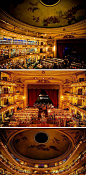 [阿根廷布宜诺斯艾利斯的书店] 阿根廷布宜诺斯艾利斯的书店，像古典剧场一样的美。