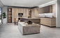 natural stone kitchen | eggersmann unique collection : our ultra-modern stone kitchen cabinetry collection called "Unique" brings the warmth of stone with an array of tactile finishes to your home.