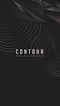【知识星球：地产重案】@上山打草 ⇦点击查看Topographic contour lines background vector 