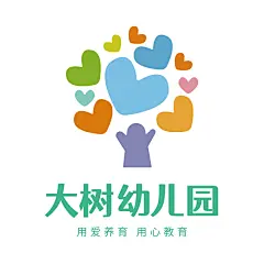 教育培训机构幼儿园店标logo