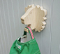 Lion wall hook: playful plywood lion head wall by thejunglehook: 