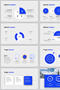 This may contain: the blue and white powerpoint presentation is shown