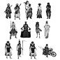 Afropunk inspired character concepts, Jaco Herbst : This was my first serious attempt at doing my own concept art, done during a 1 month mentorship with Anthony Jones. The characters were inspired by the Afropunk movement. 
My process started with creatin
