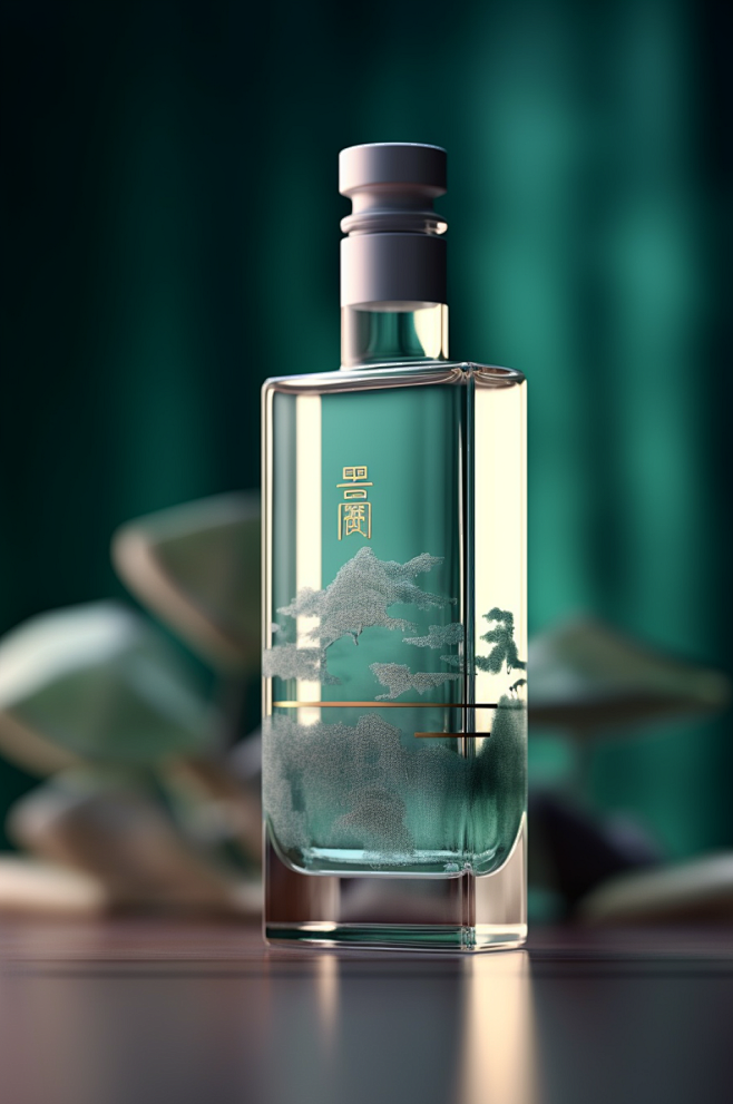 白酒酒瓶包装样机模型