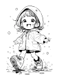 线稿｜等你来填色