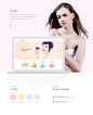 iLady E-commercial Interface Design : ILady is an E-commercial operation organization in Shanghai,this revision includes the PC website, the mobile terminal of the new design,committed to working for the young office women to build a fashion business plat